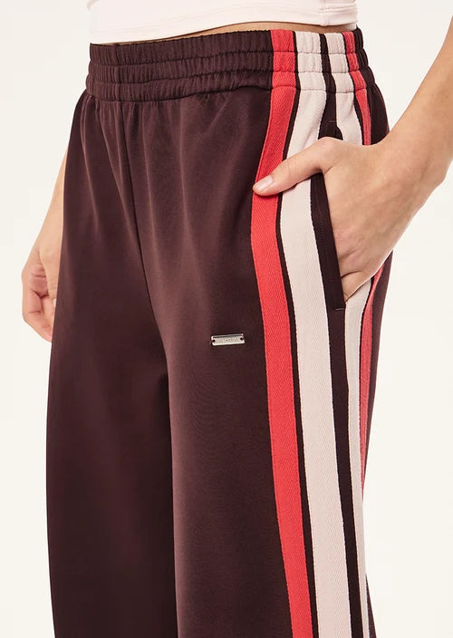 Women's P.E Nation Man Down Track Pant In Dark Plum — view 4