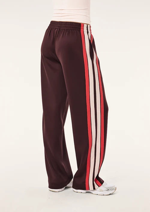 Women's P.E Nation Man Down Track Pant In Dark Plum — view 5