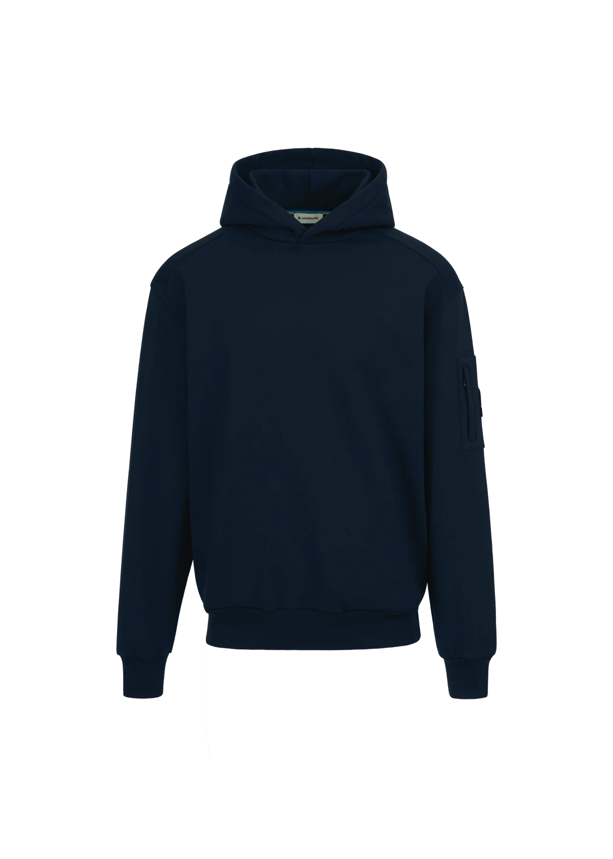Men's Sandbanks Interlock Hoodie in Navy
