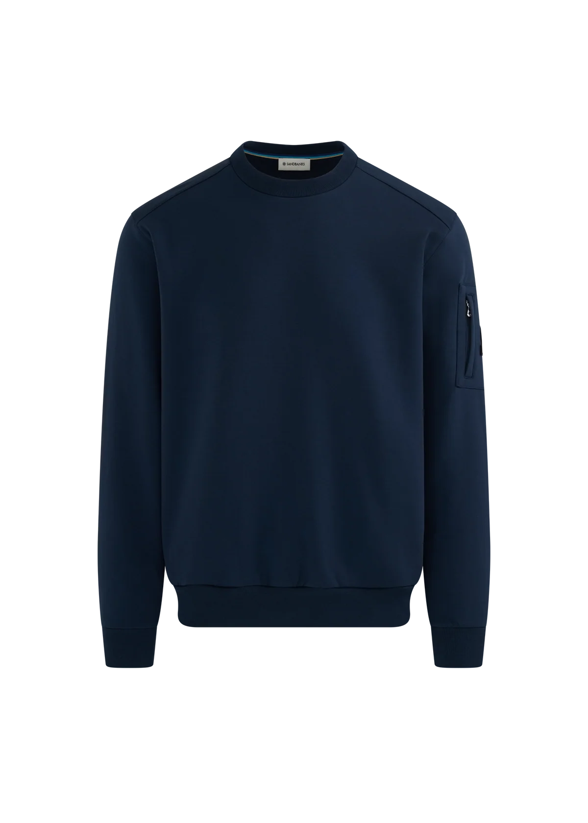 Men's Sandbanks Interlock Pocket Sweatshirt in Navy