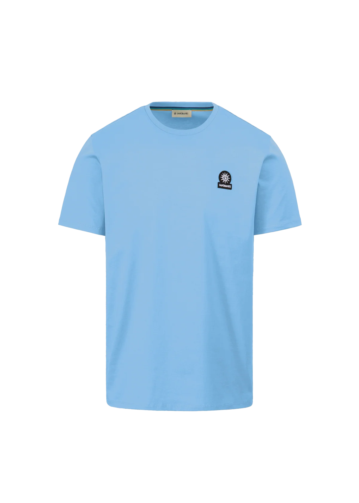 Men's Sandbanks Badge Logo Dusty Blue T Shirt - image 2