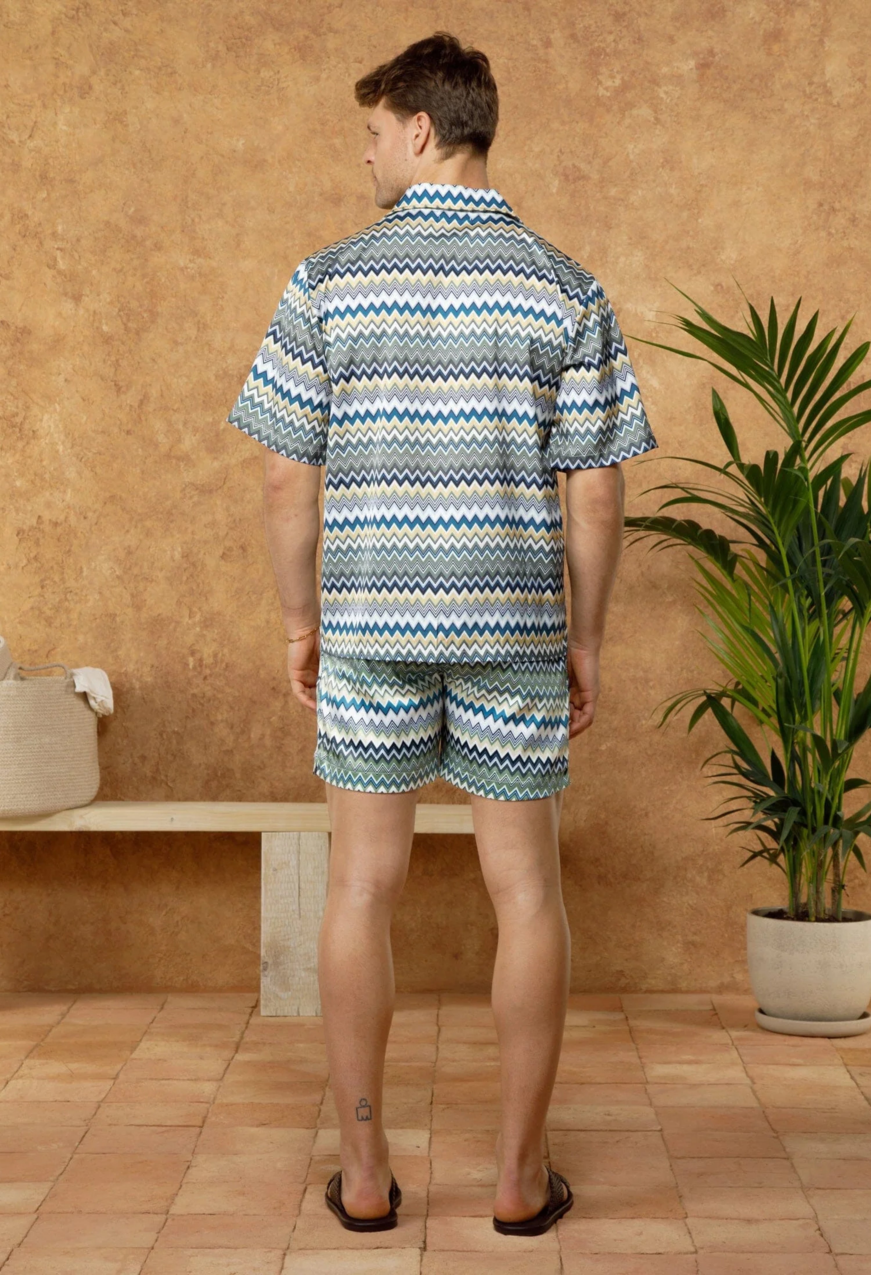 Men's Belier Multi Zag Print Shirt — view 2