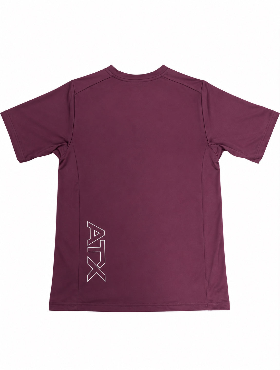 Men's ATX Cascade T-Shirt in Dark Burgundy/Dark Grey