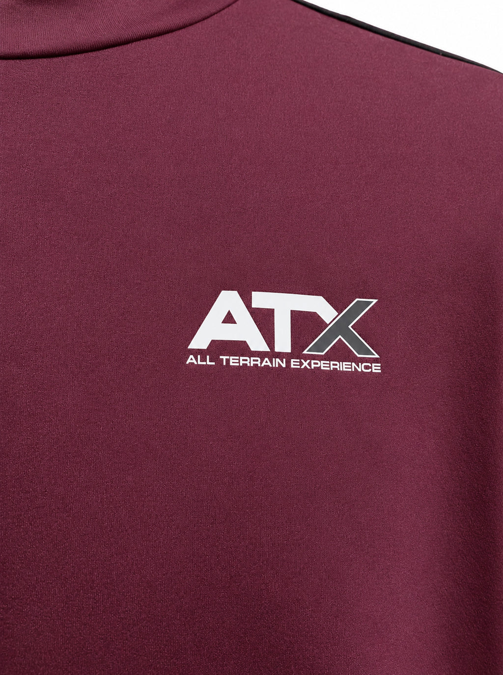Men's ATX Cascade T-Shirt in Dark Burgundy/Dark Grey