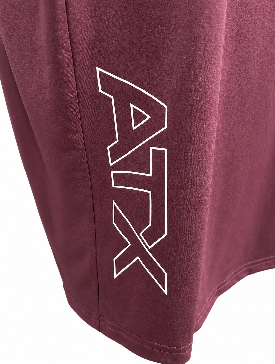 Men's ATX Cascade T-Shirt in Dark Burgundy/Dark Grey
