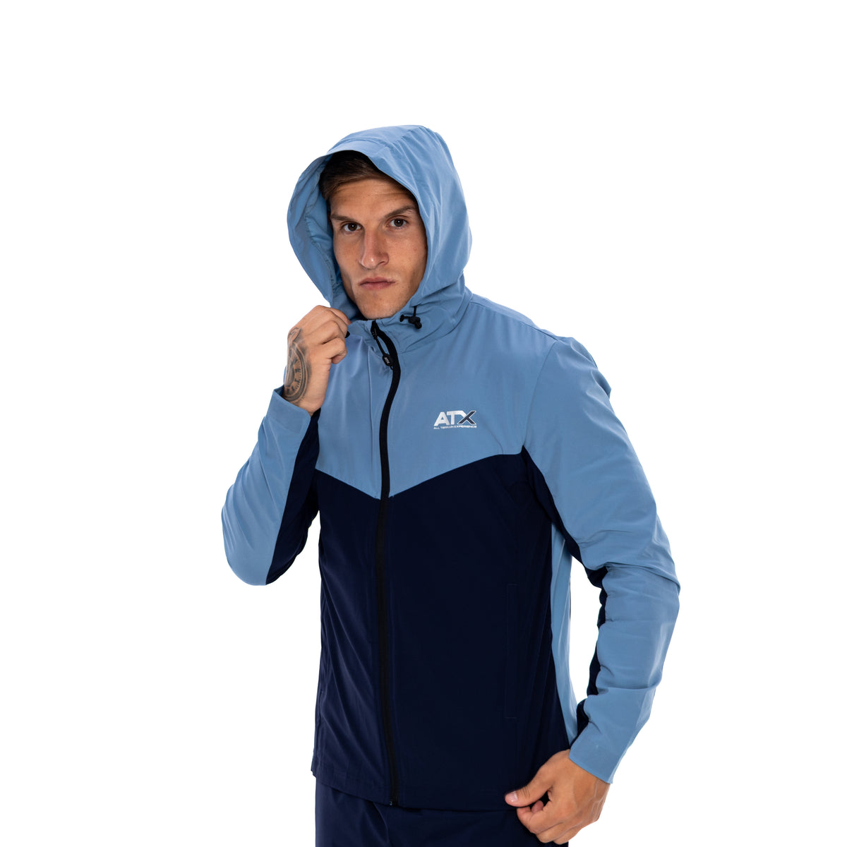 Men's ATX Horizon Track Top in Blue/Navy — view 3