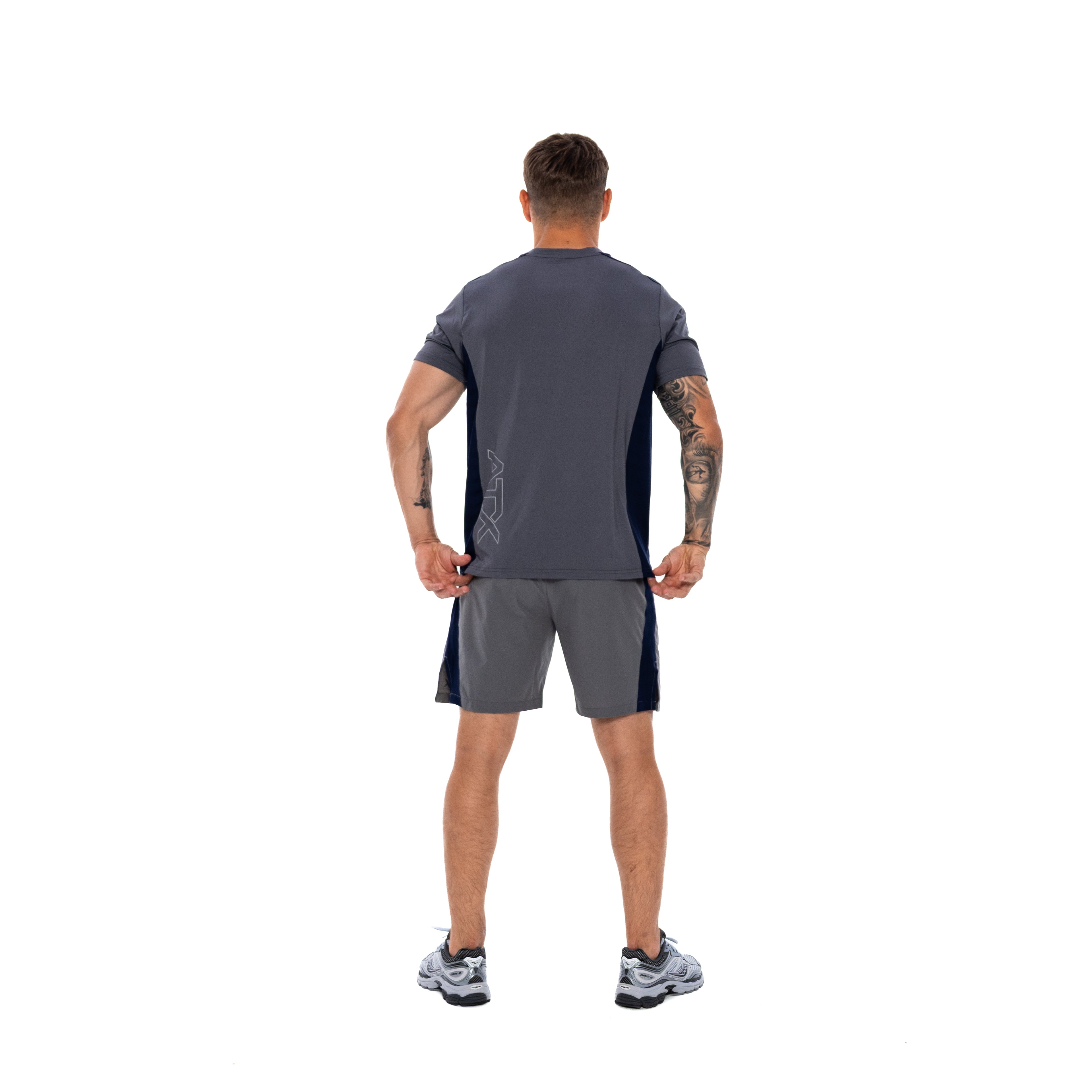 Men's ATX Terra Short in Dark Grey/Navy — view 4