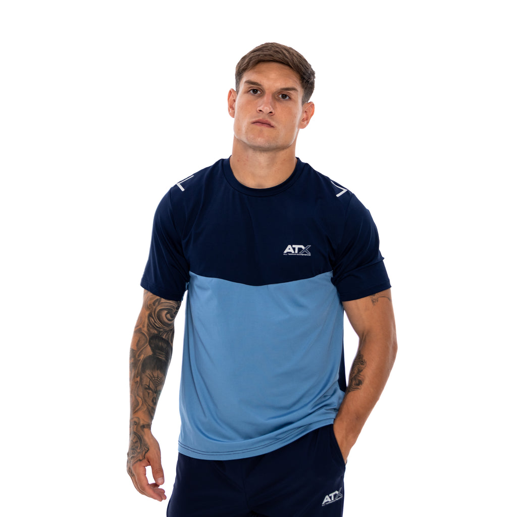Men's ATX Tundra T-Shirt in Navy/Blue — view 3