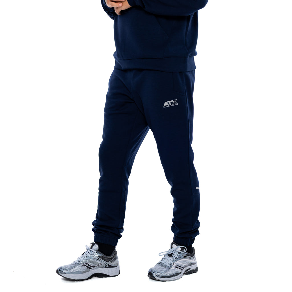 Men's ATX Tundra Oh Hoodie & Pant Navy Tracksuit Set