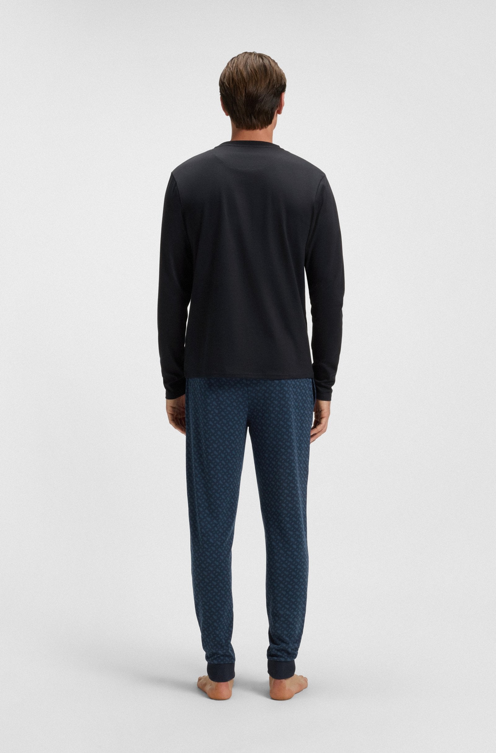 Men's BOSS Black Gift Set Navy Pyjamas - image 4
