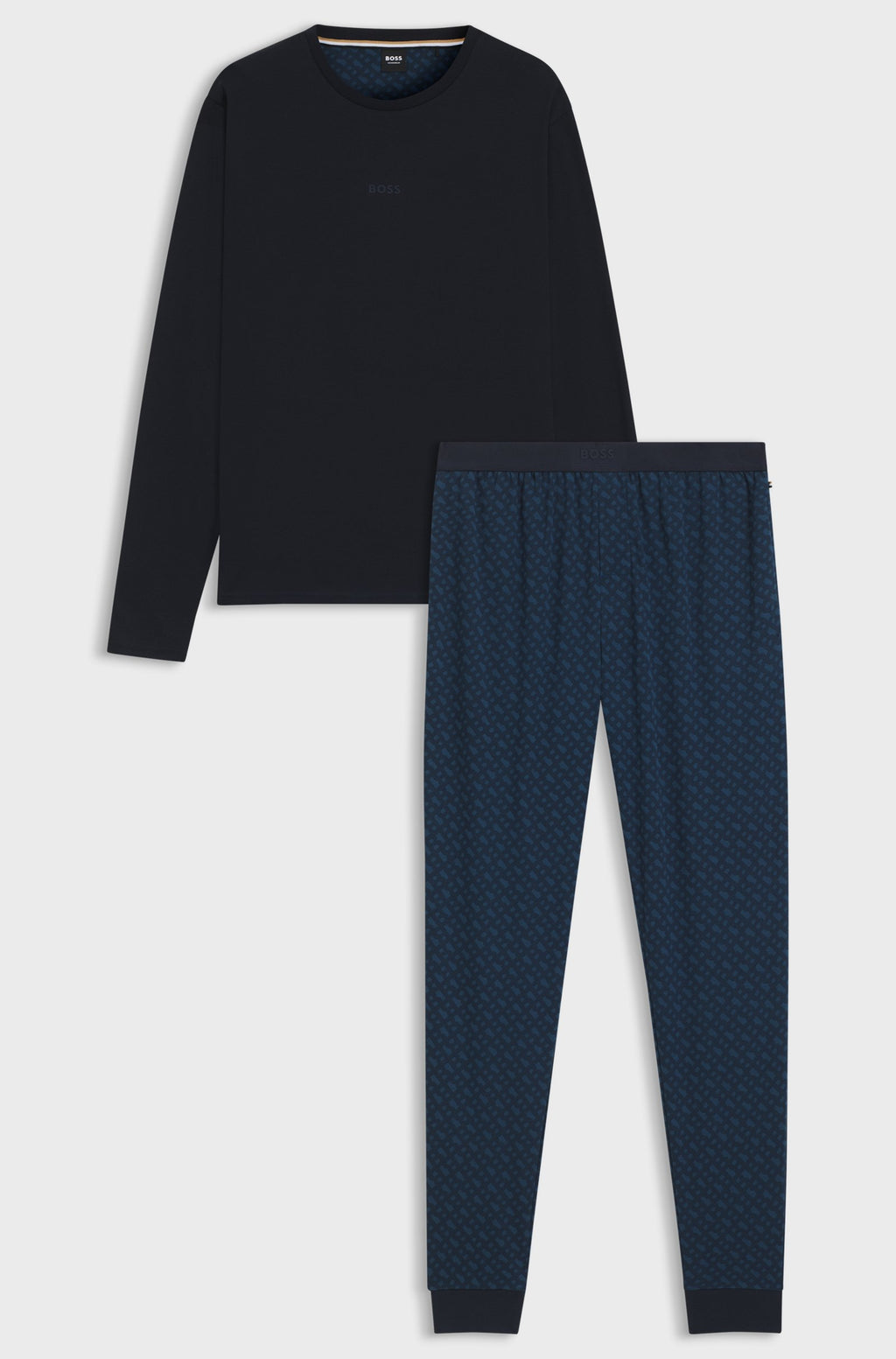 Men's BOSS Black Gift Set Navy Pyjamas - image 5