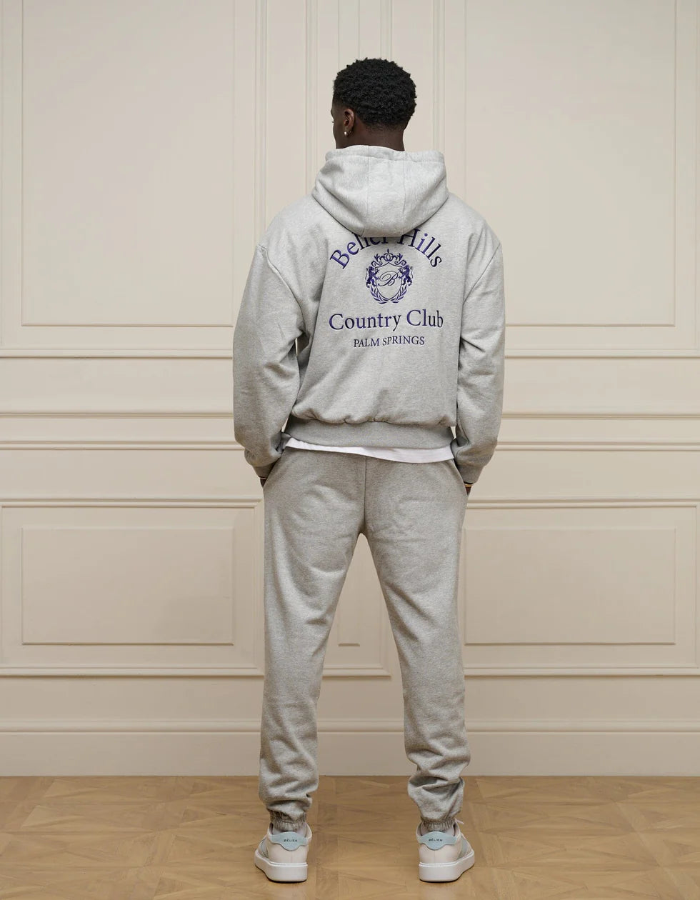 Men's Belier Grey Country Club Hoodie — view 2