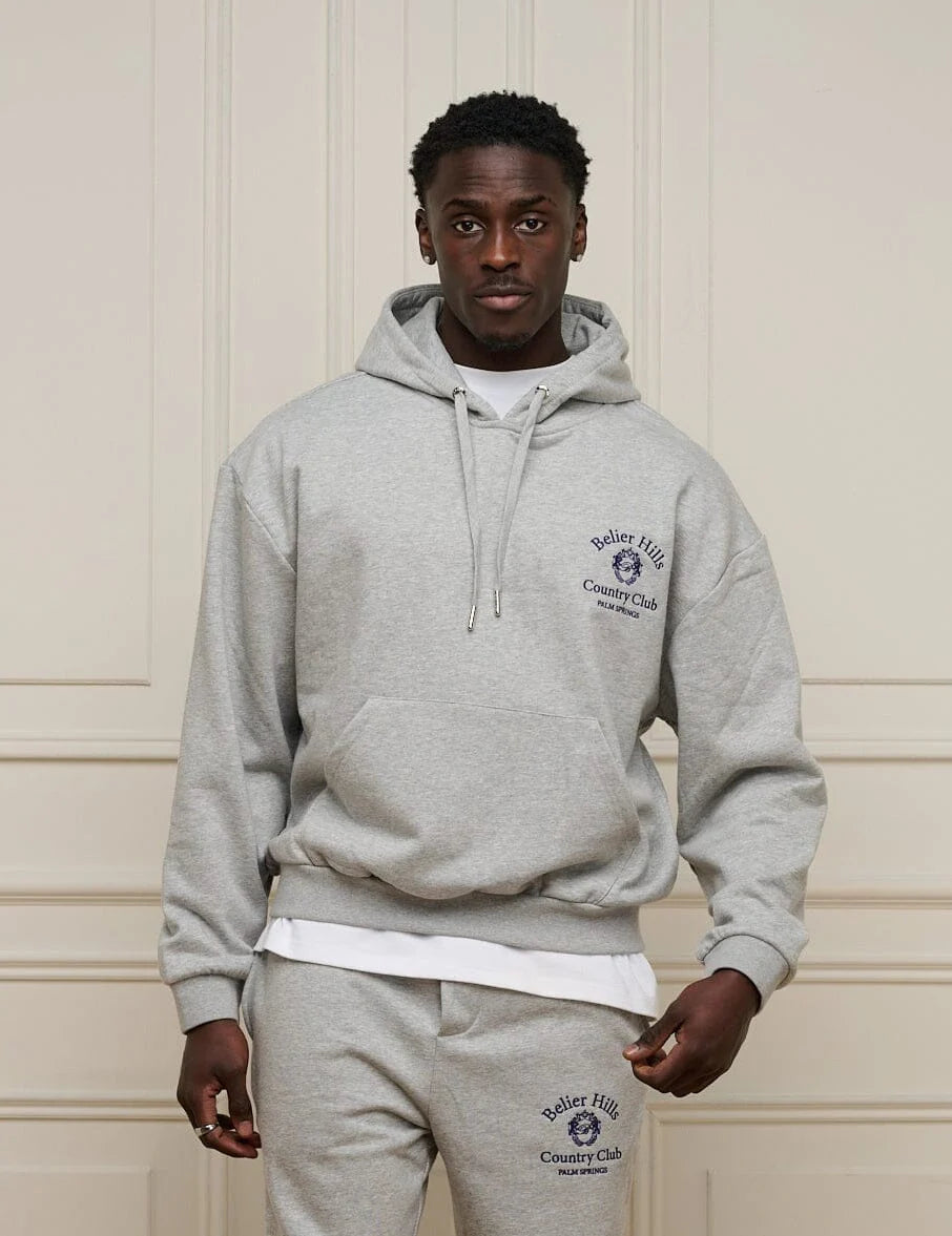Men's Belier Grey Country Club Hoodie