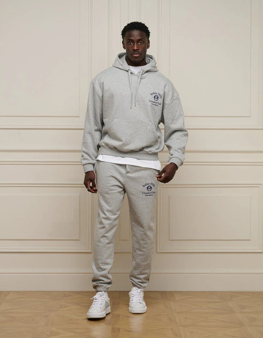 Men's Belier Grey Country Club Hoodie & Country Club Jogger Set