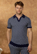 Belier Polo Shirt with block print