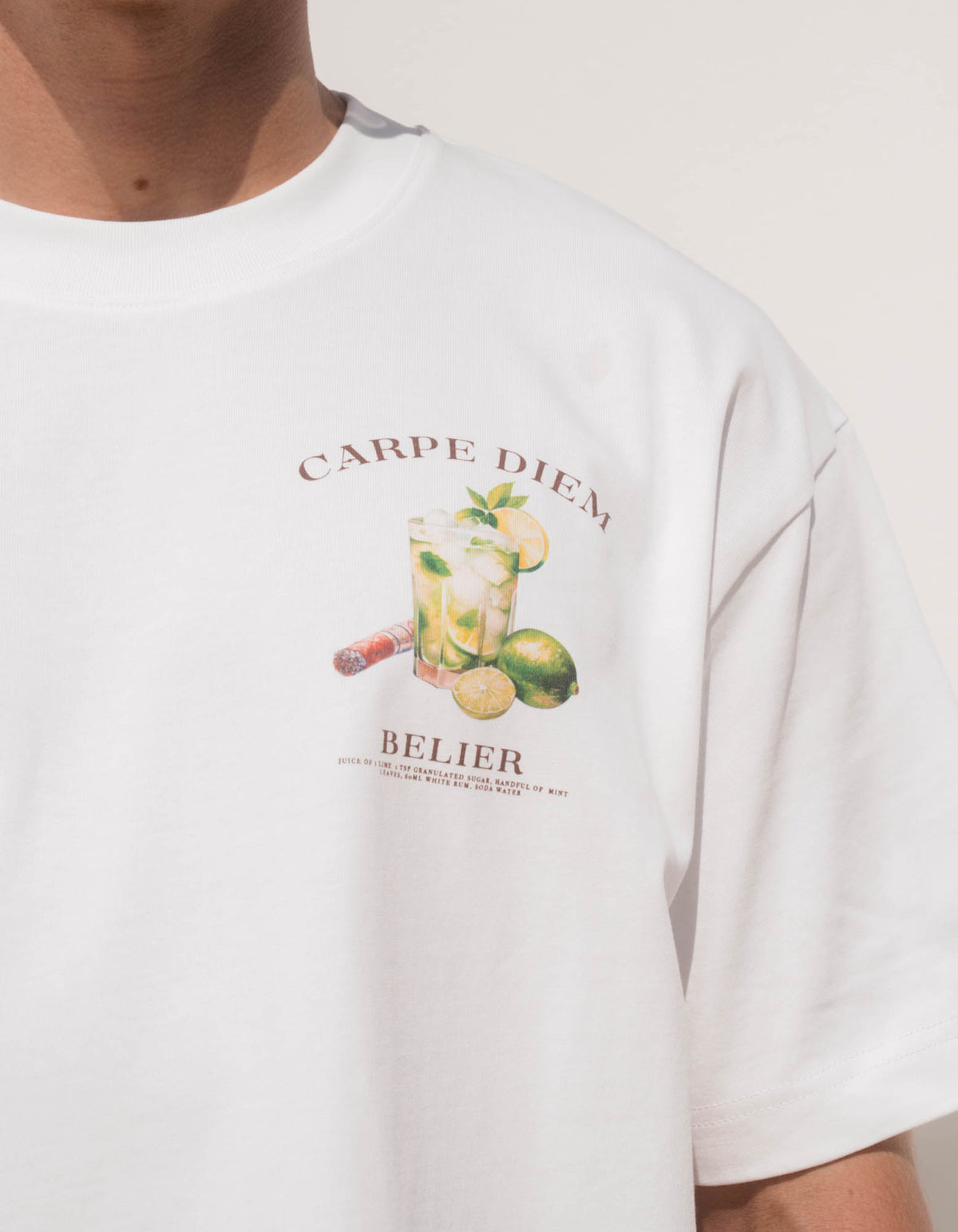 Men's Belier Off White Mojito T Shirt — view 3