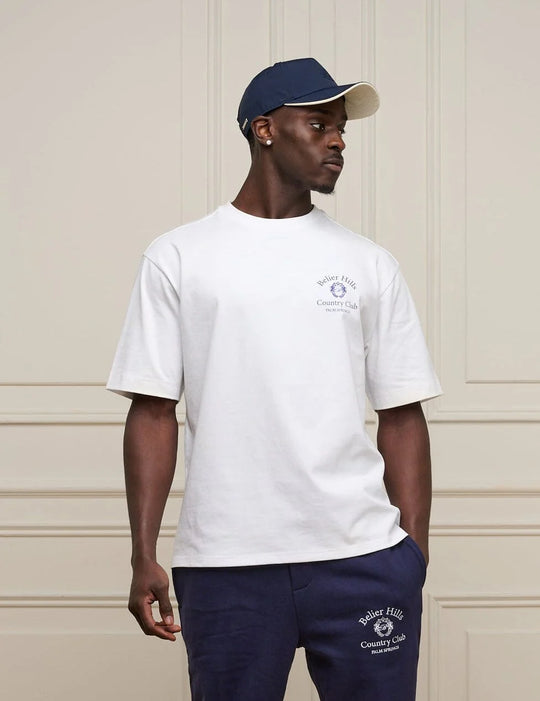 Men's Belier White Country Club T Shirt