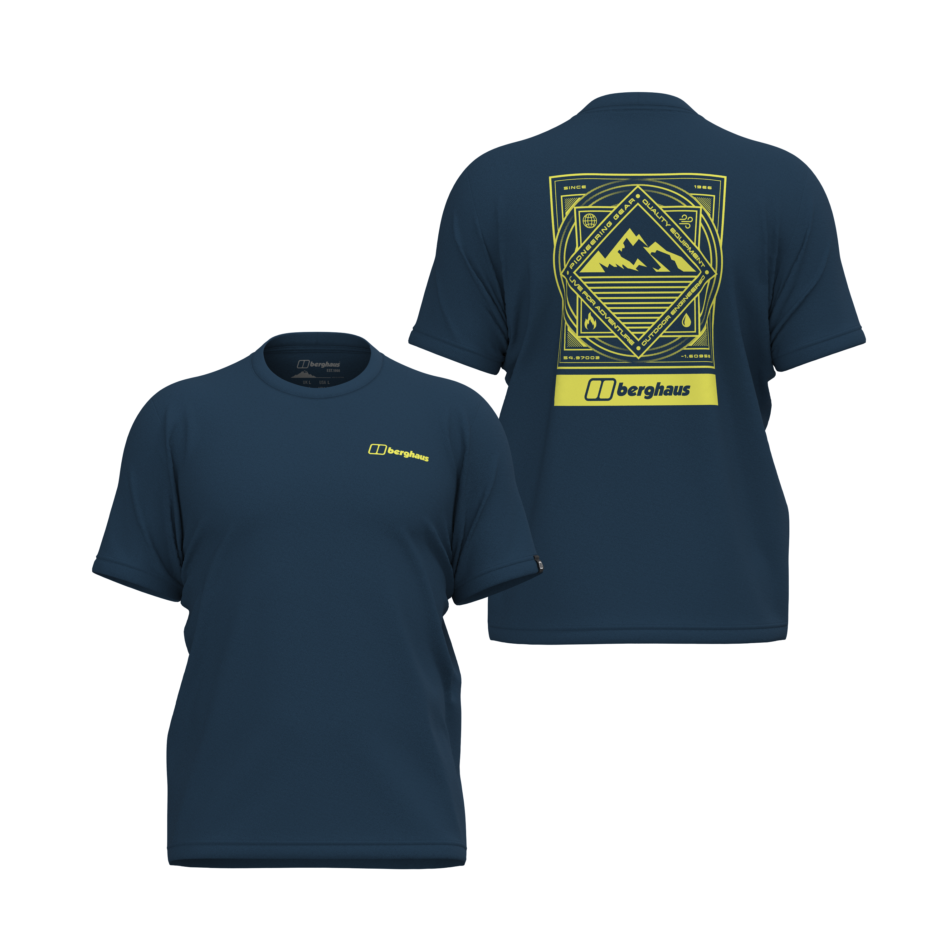 Men's Berghaus Blue Mountain Matrix Essential T Shirt — view 2