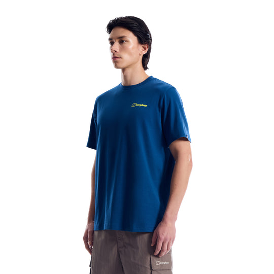 Men's Berghaus Blue Mountain Matrix Essential T Shirt