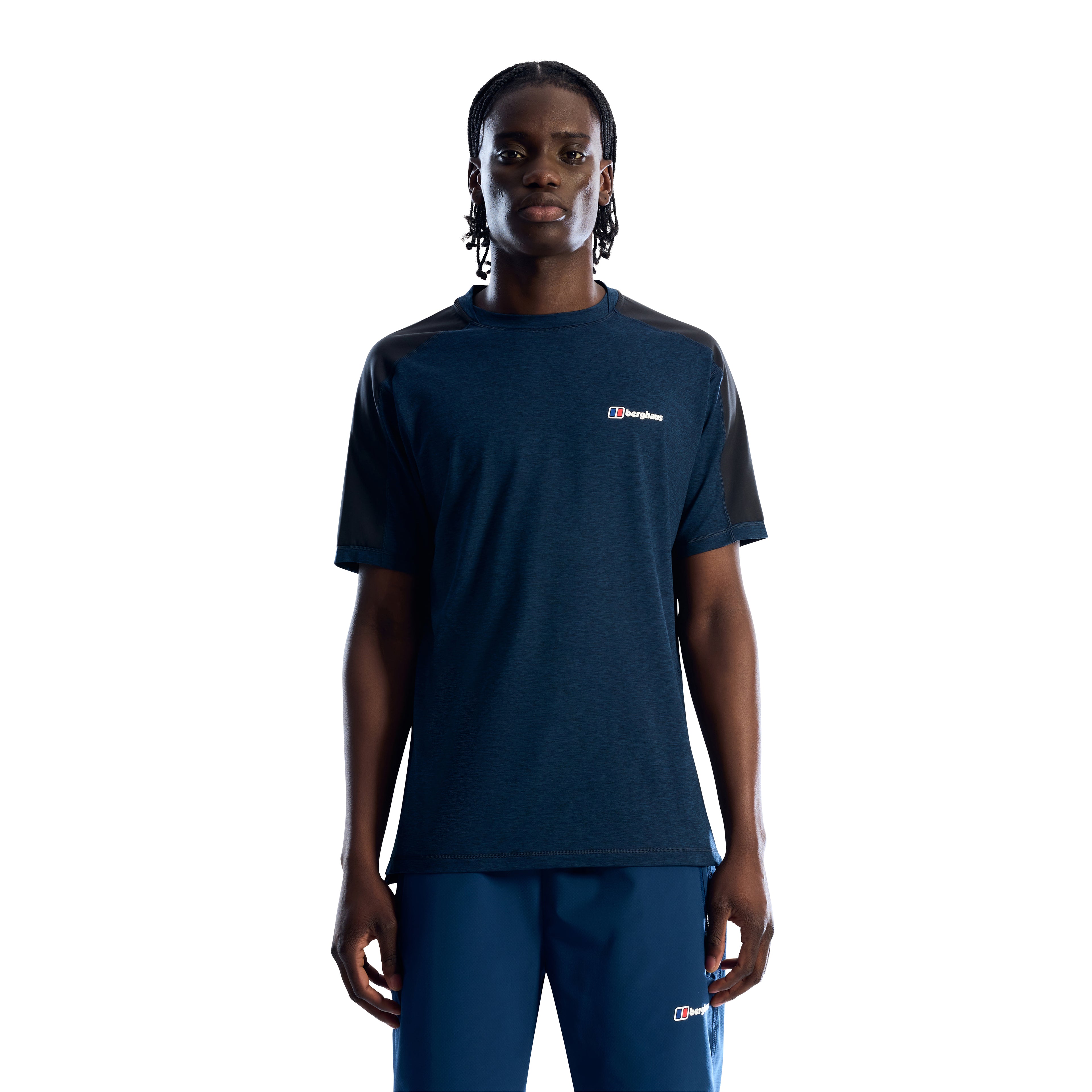 Men's Berghaus Dark Blue Farndale Tech T Shirt — view 3