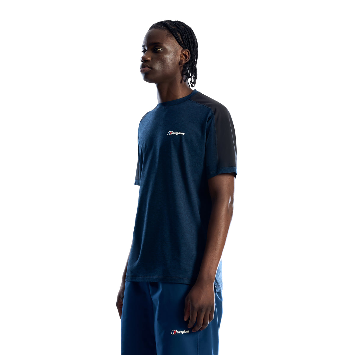 Men's Berghaus Dark Blue Farndale Tech T Shirt — view 7
