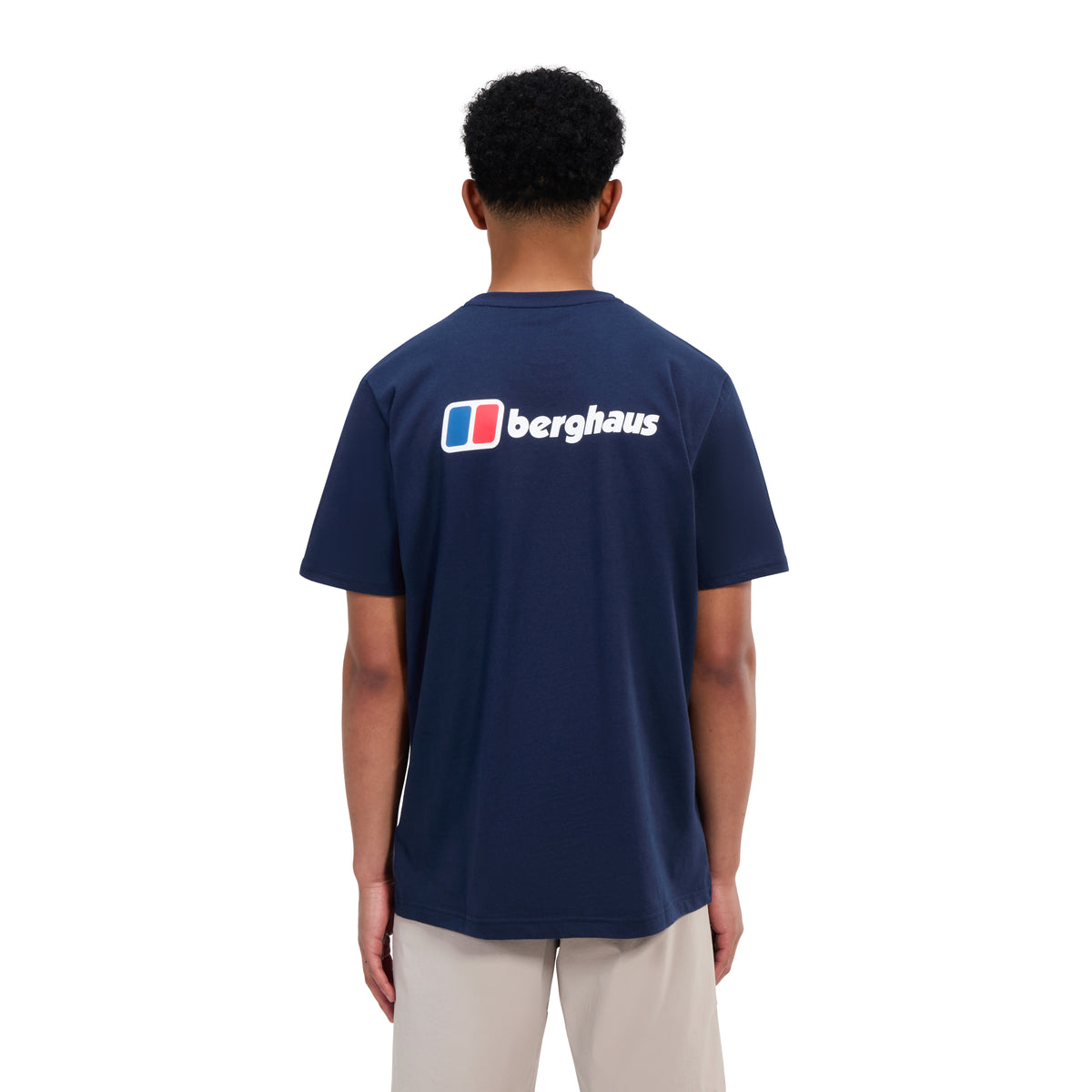 Men's Berghaus Dark Blue Front And Back T Shirt — view 3