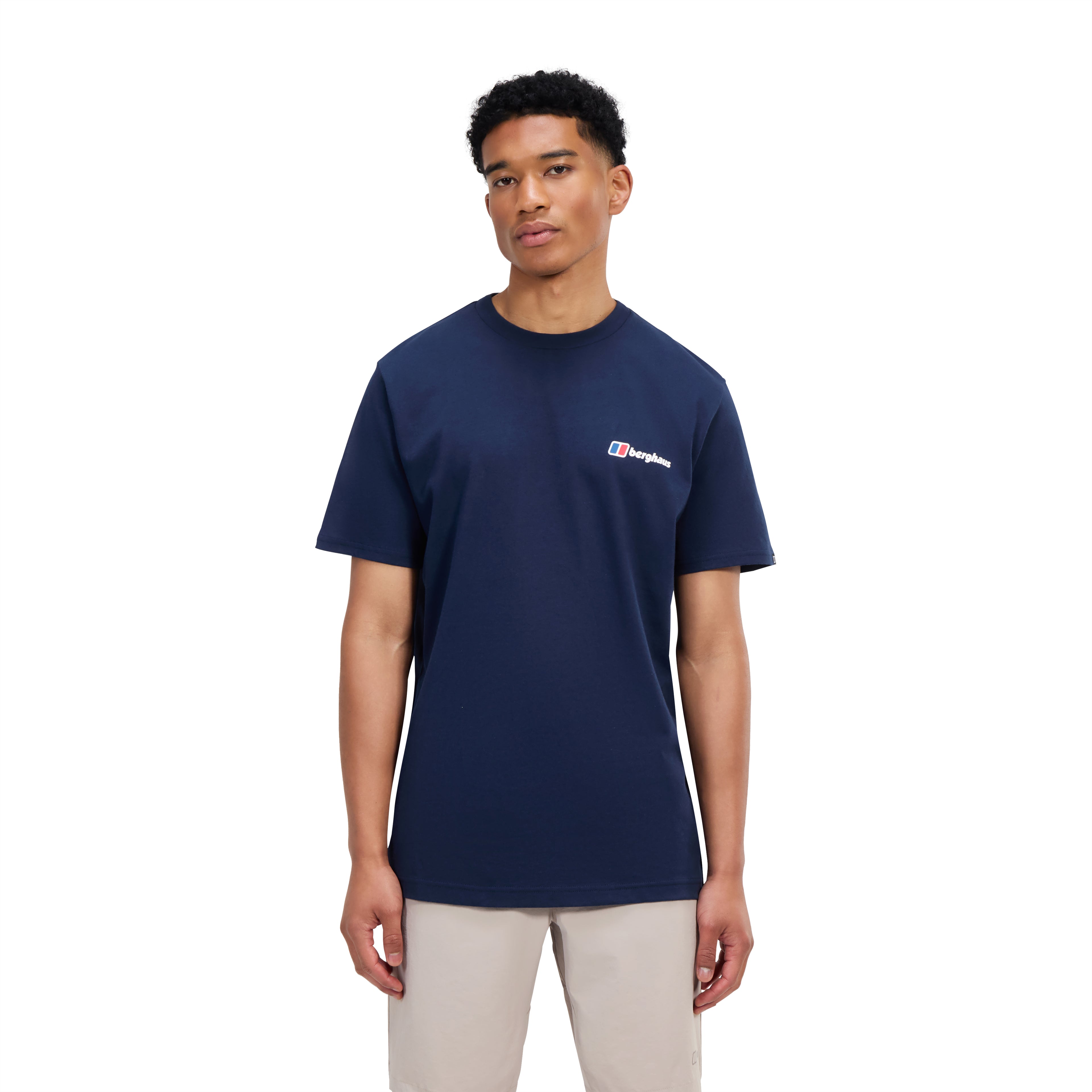 Men's Berghaus Dark Blue Front And Back T Shirt — view 4