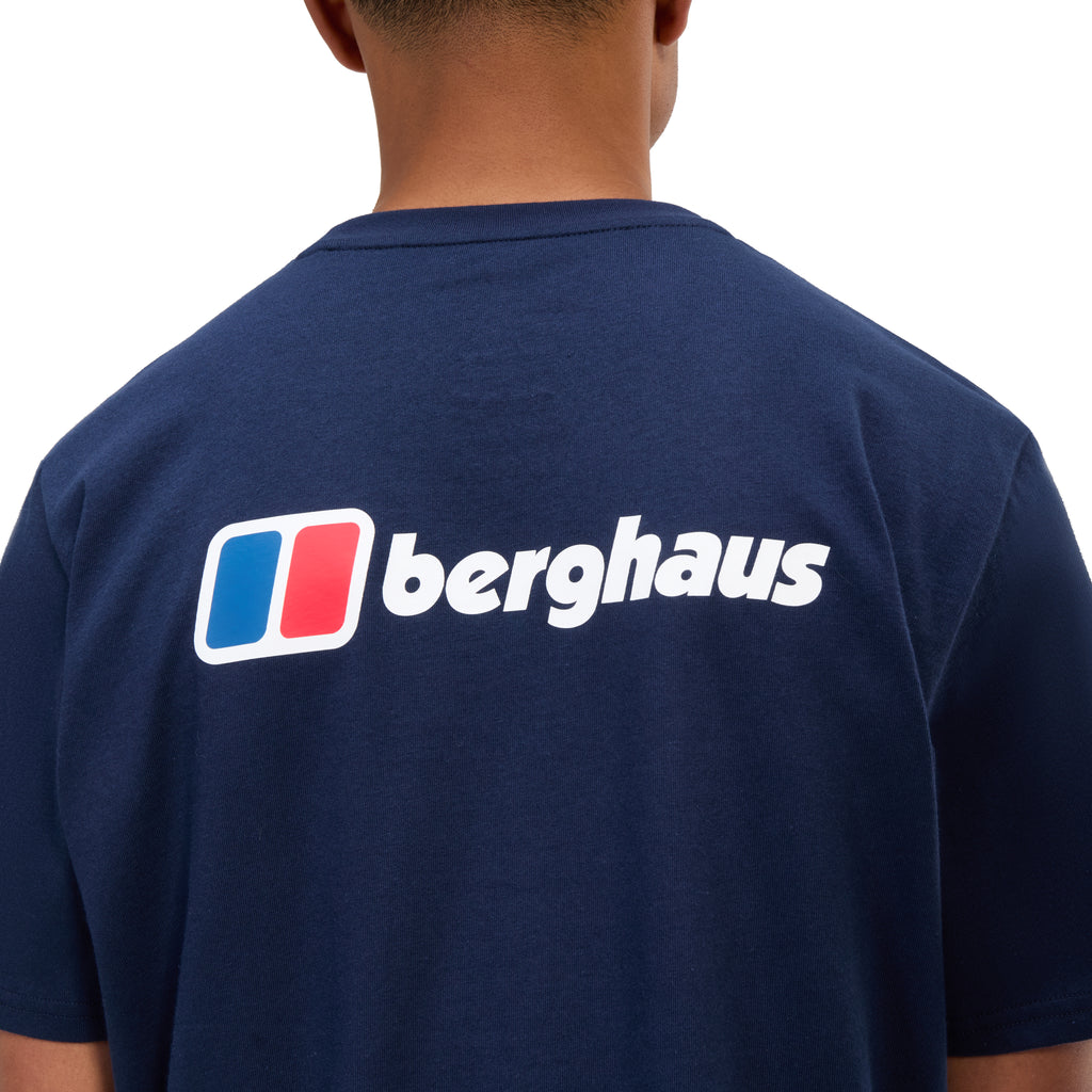 Men's Berghaus Dark Blue Front And Back T Shirt — view 5