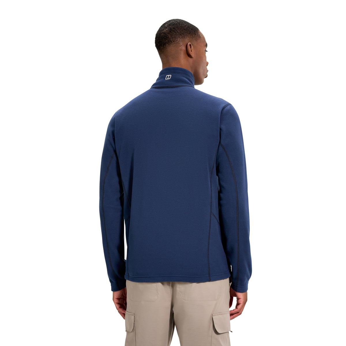 Men's Berghaus Dark Blue Prism Micro Fleece Half Zip — view 4