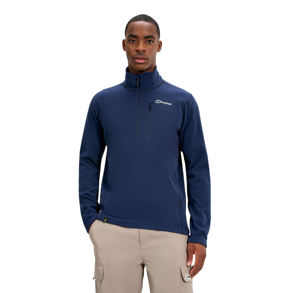 Men's Berghaus Dark Blue Prism Micro Fleece Half Zip — view 3