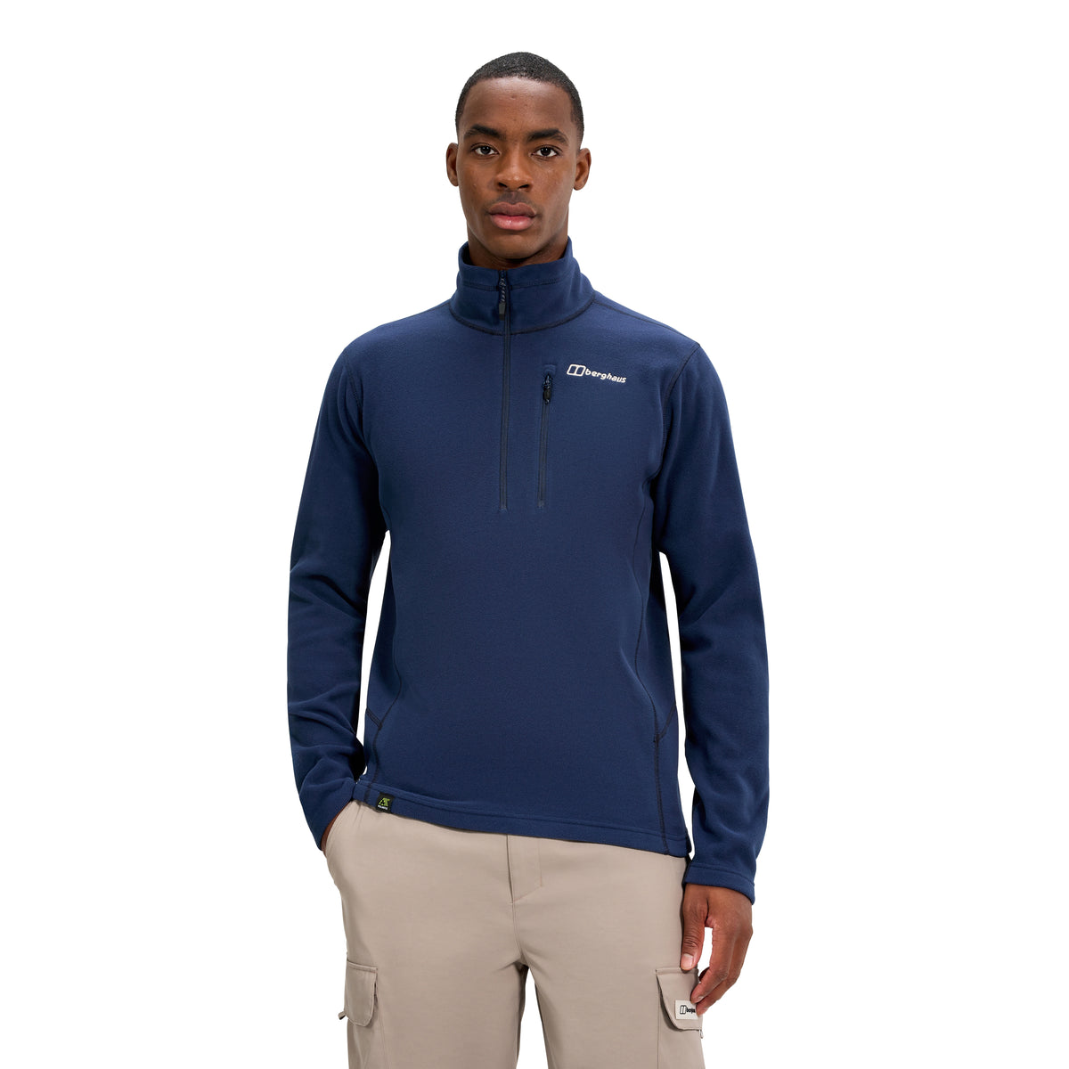 Men's Berghaus Dark Blue Prism Micro Fleece Half Zip — view 3
