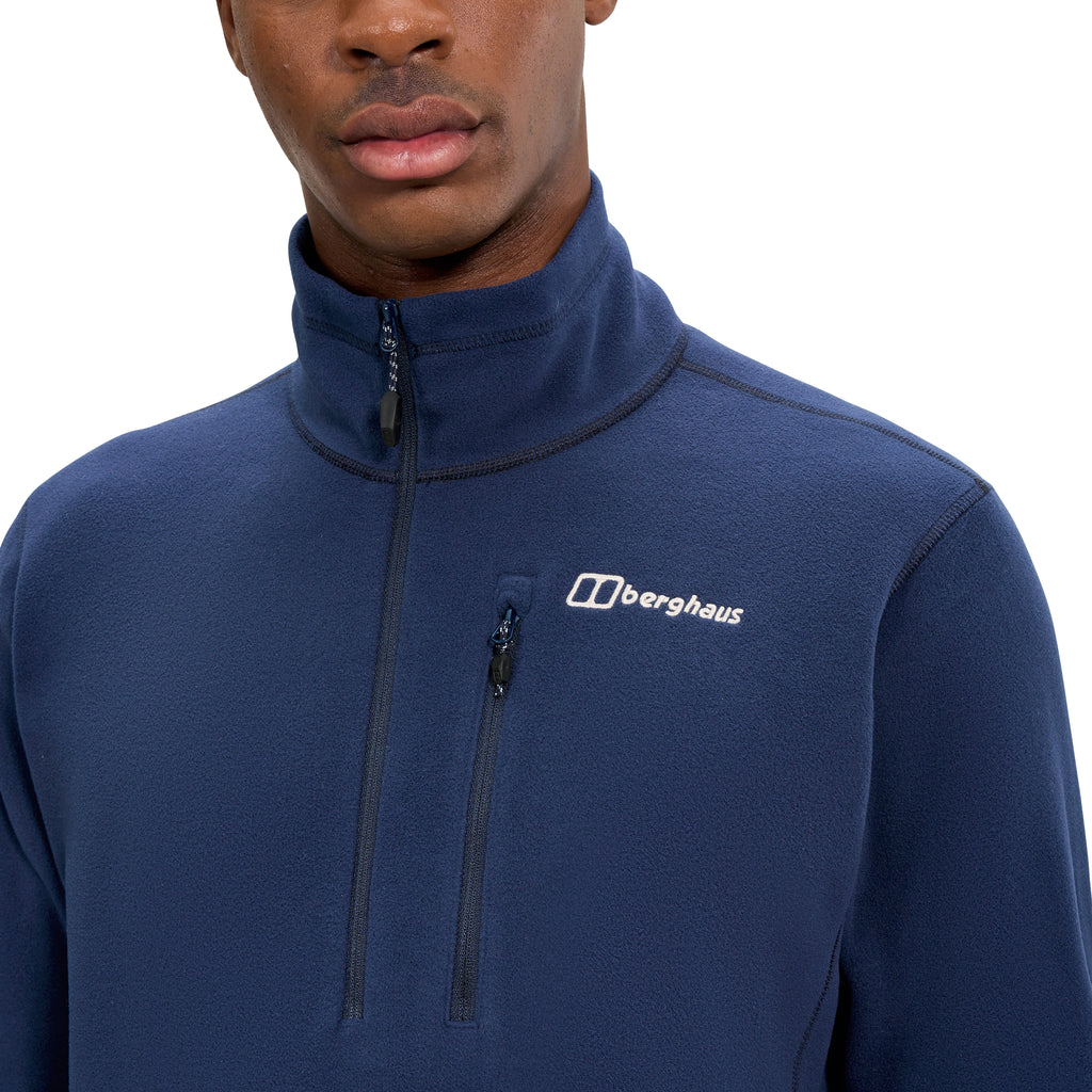 Men's Berghaus Dark Blue Prism Micro Fleece Half Zip — view 7