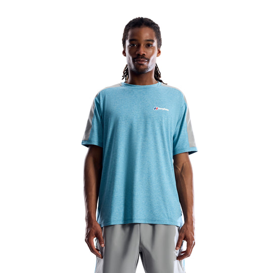 Men's Berghaus Farndale Tech Tee Genetic Blue Polar