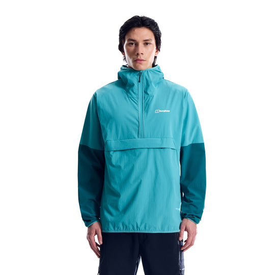 Men's Berghaus Light Blue Wandermoor Wind Smock