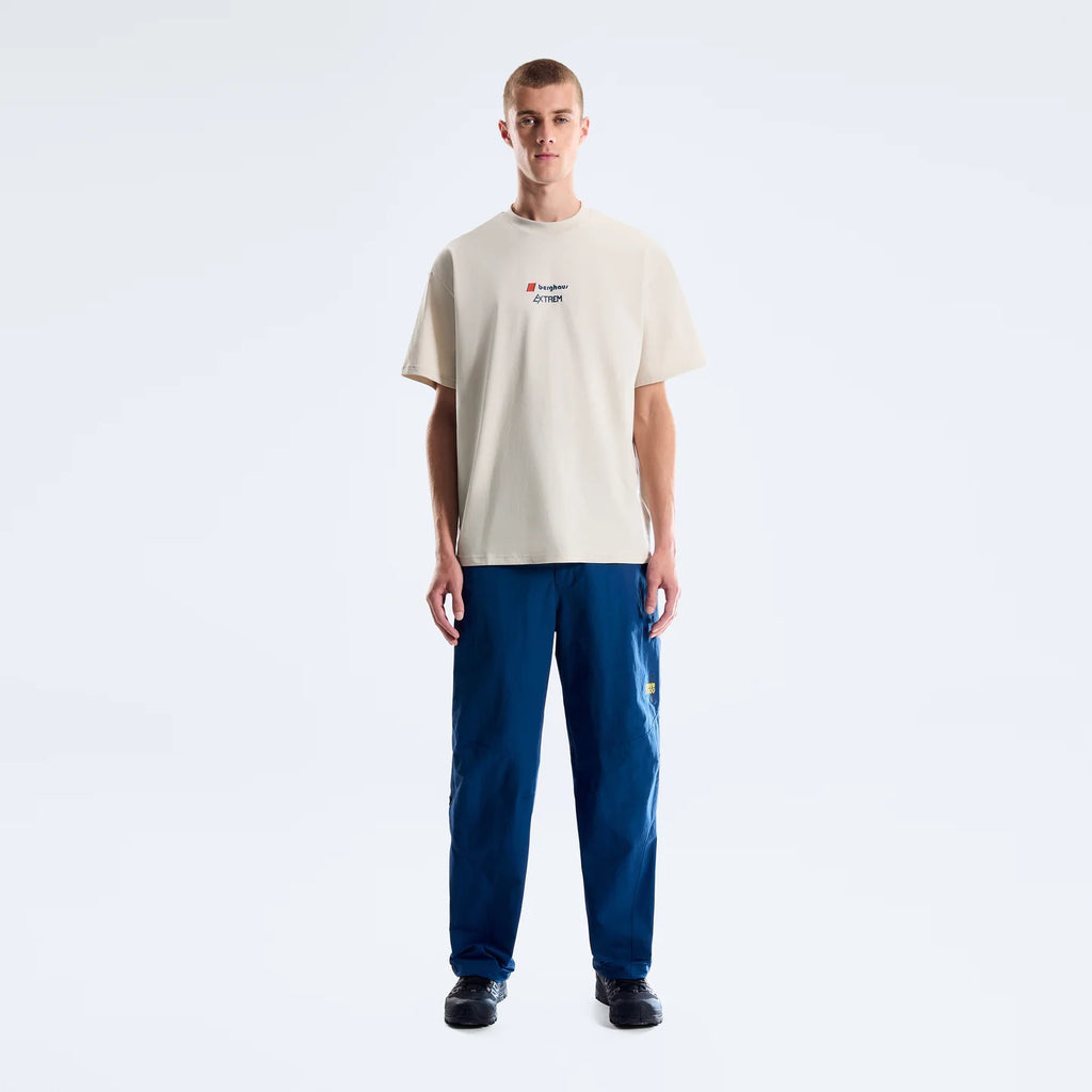 Men's Berghaus Trango Mountain Logo Tee in White/White