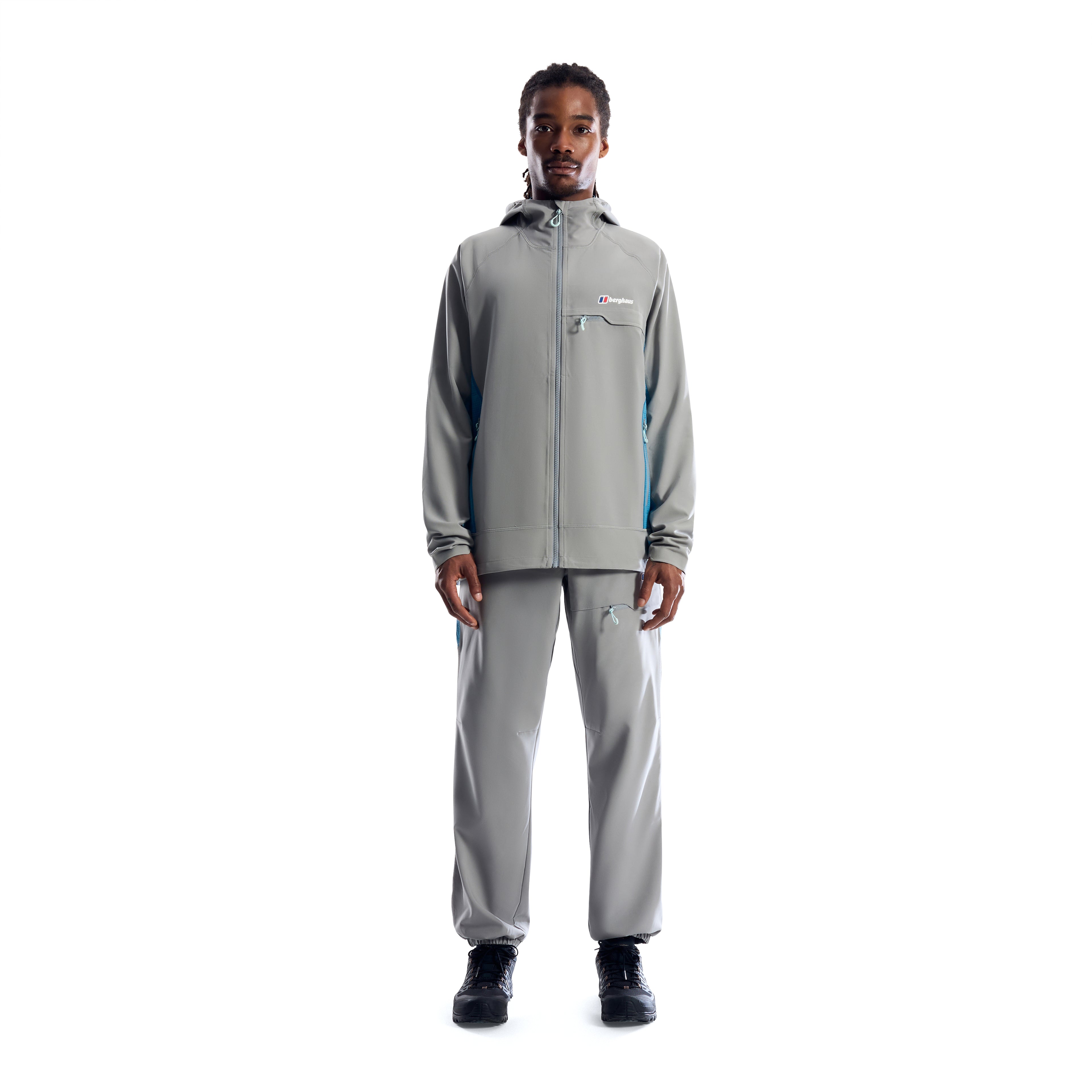 Men's Berghaus Wavertree Hooded Jacket in Grey — view 2
