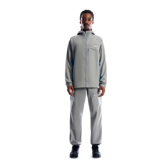 Men's Berghaus Wavertree Hooded Jacket & Wavertree Pant Grey Tracksuit Set