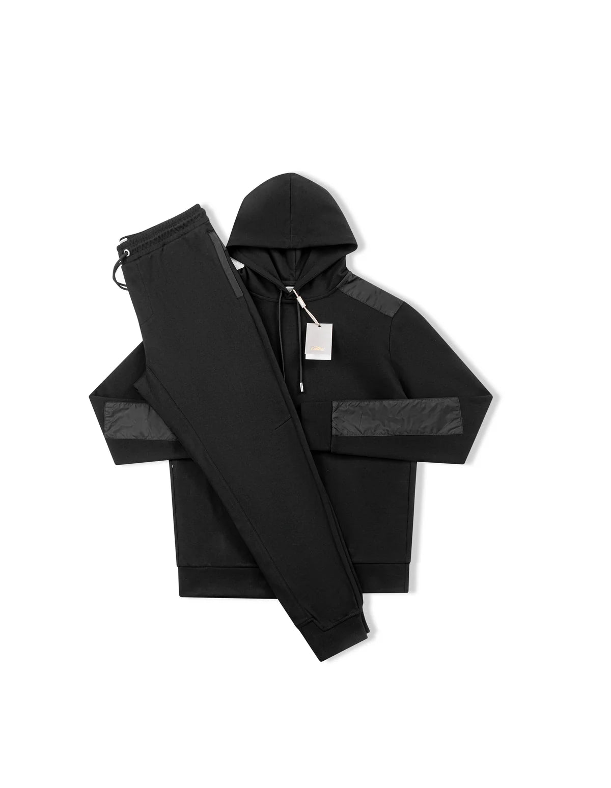 Men's Catini Coporto Hoodie in Black & Coporto Joggers Tracksuit Set