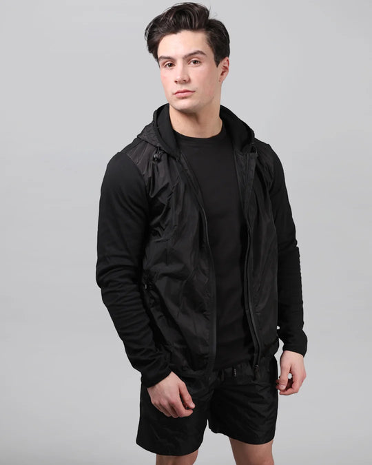 Men's Catini Trentino Tech Hoodie Jacket in Black