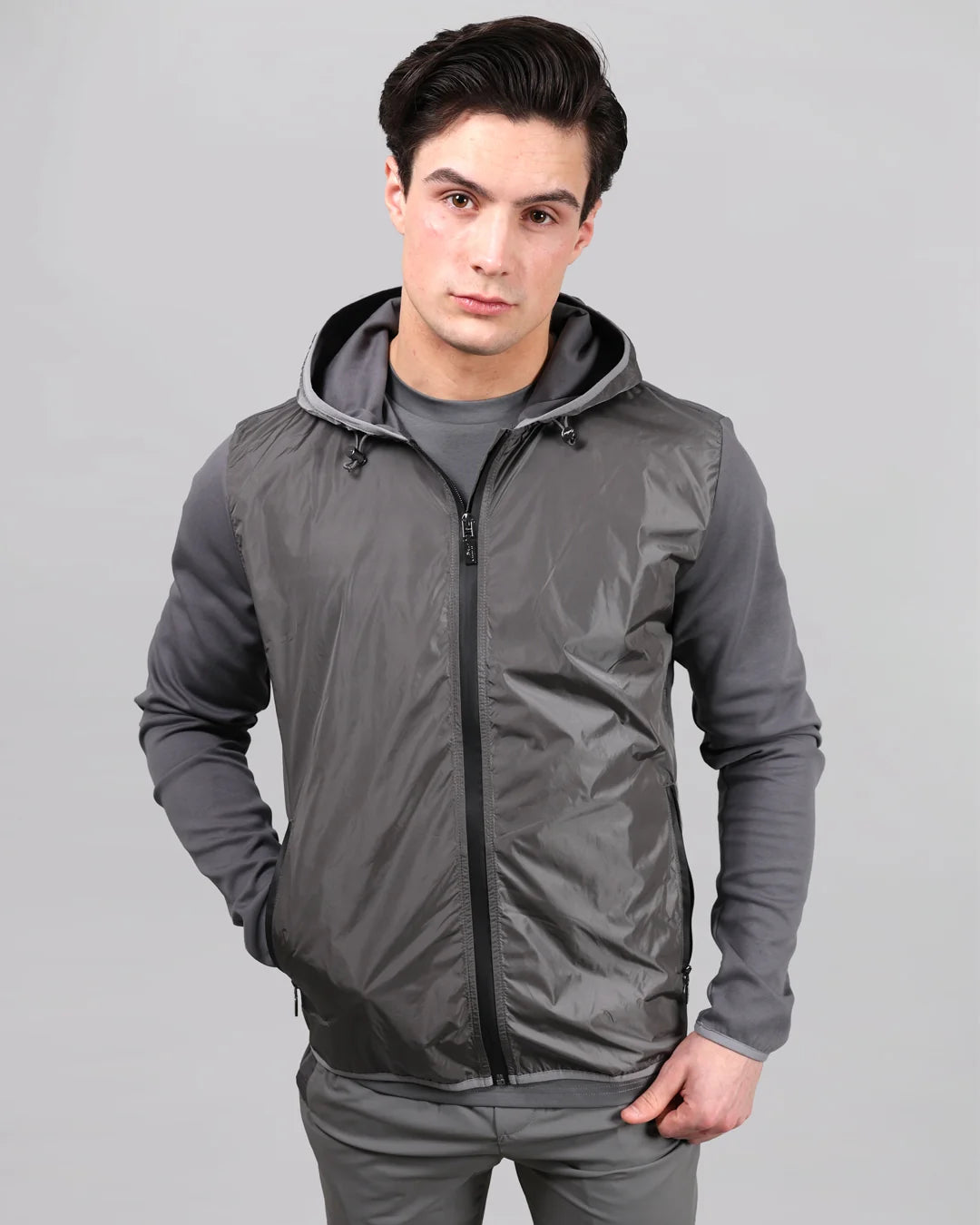 Men's Catini Trentino Tech Jacket in Dark Grey
