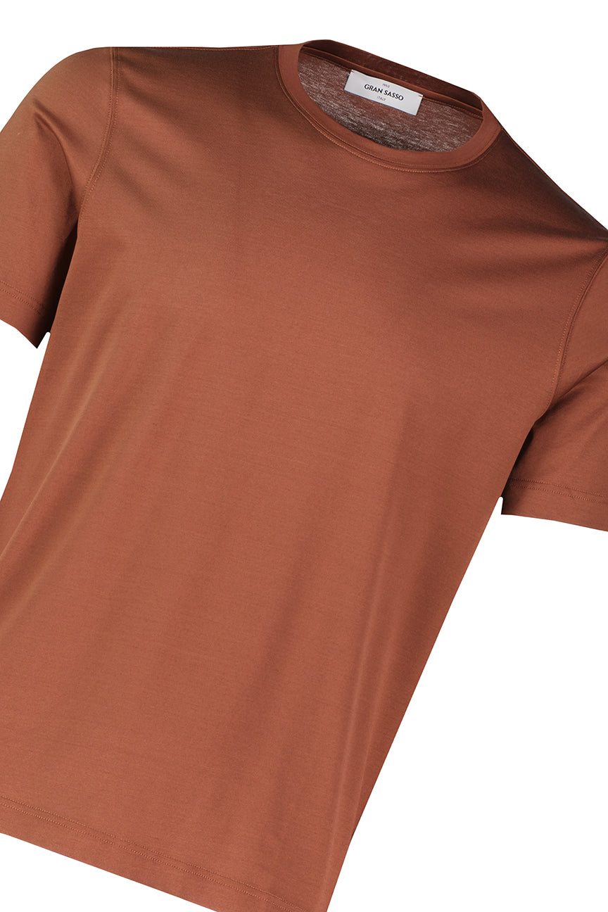Men's Gran Sasso Auburn Mercerised T Shirt - image 4