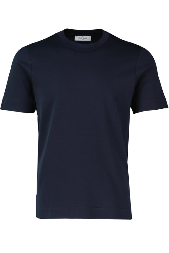 Men's Gran Sasso Dark Navy Mercerised T Shirt