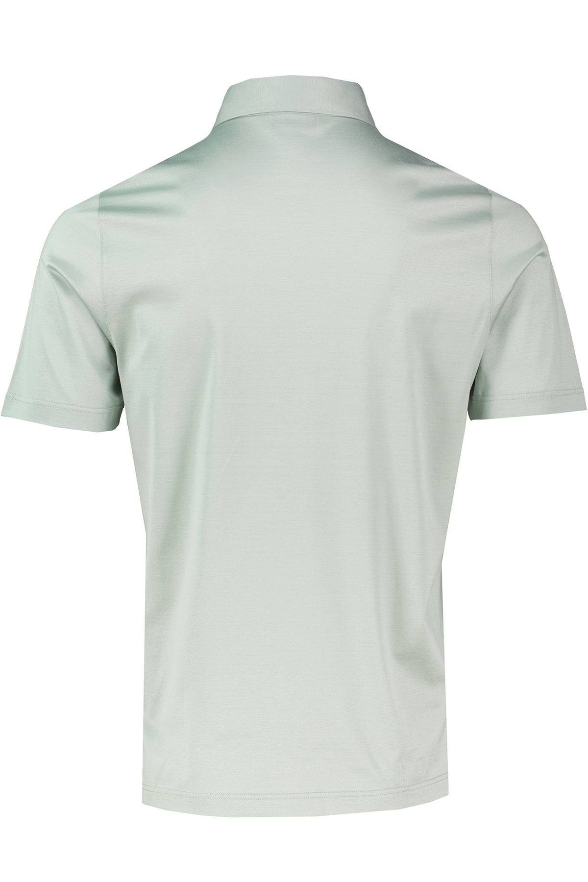 Men's Gran Sasso Green Mercerised 3 Button Polo Shirt - image 3