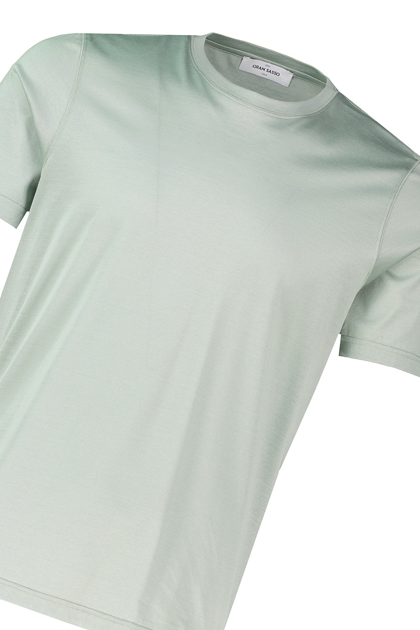 Men's Gran Sasso Green Mercerised T Shirt - image 4