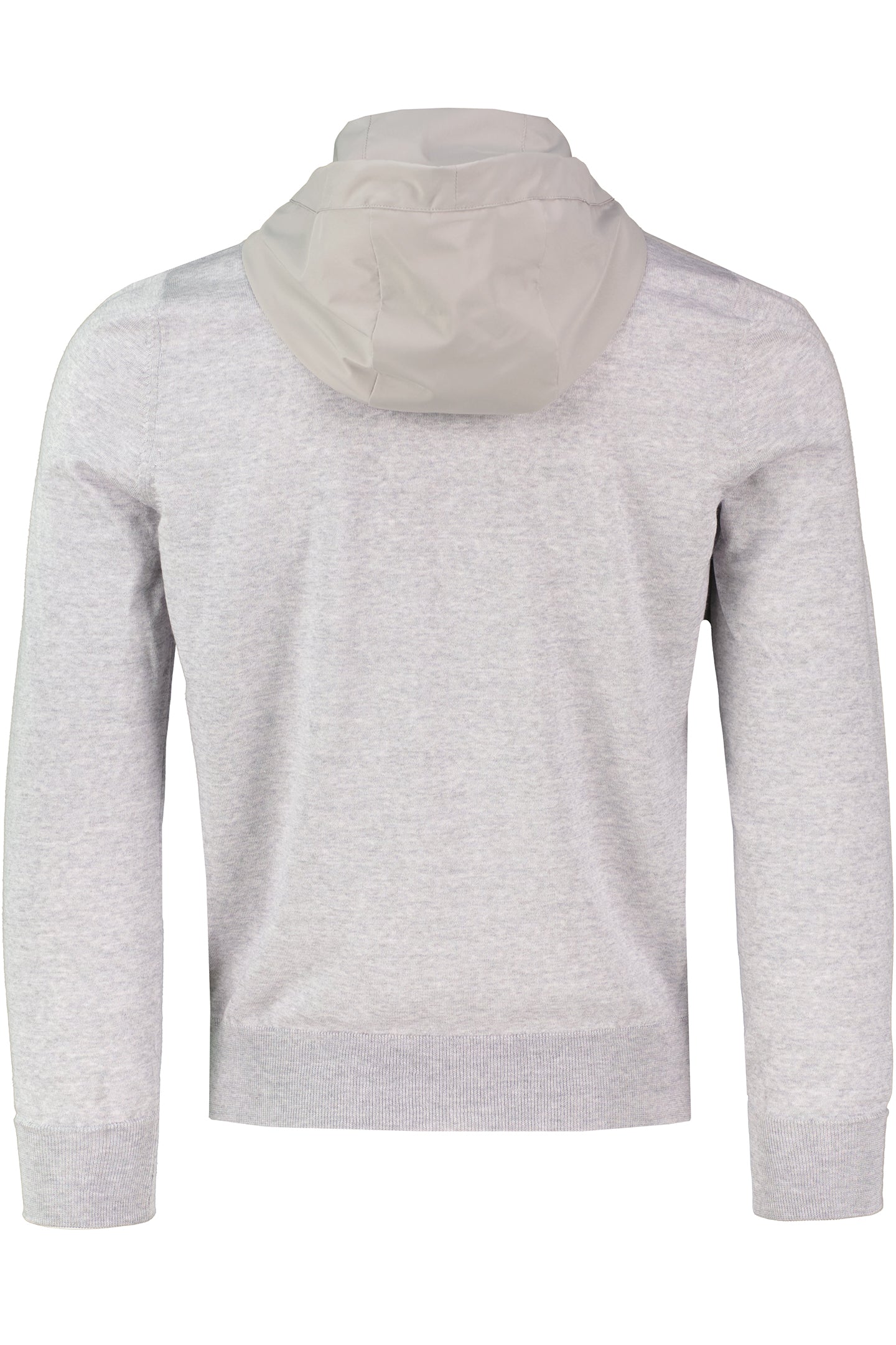 Men's Gran Sasso Grey Hoodie Hybrid Jacket