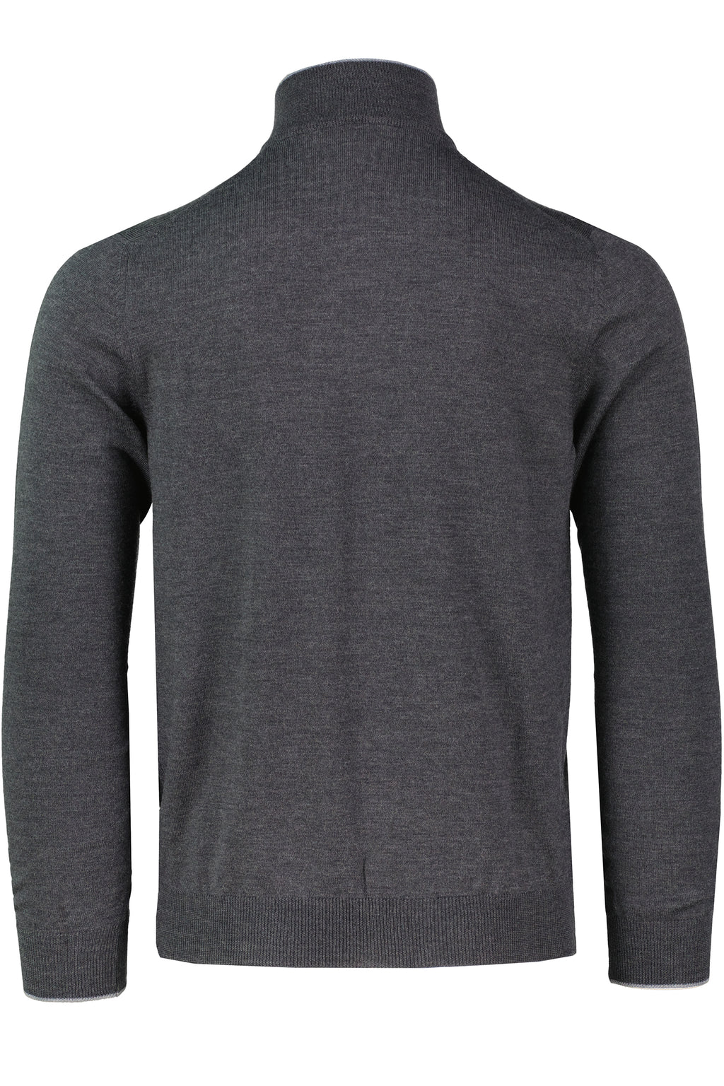 Men's Gran Sasso Grey Wool Cardigan - image 3