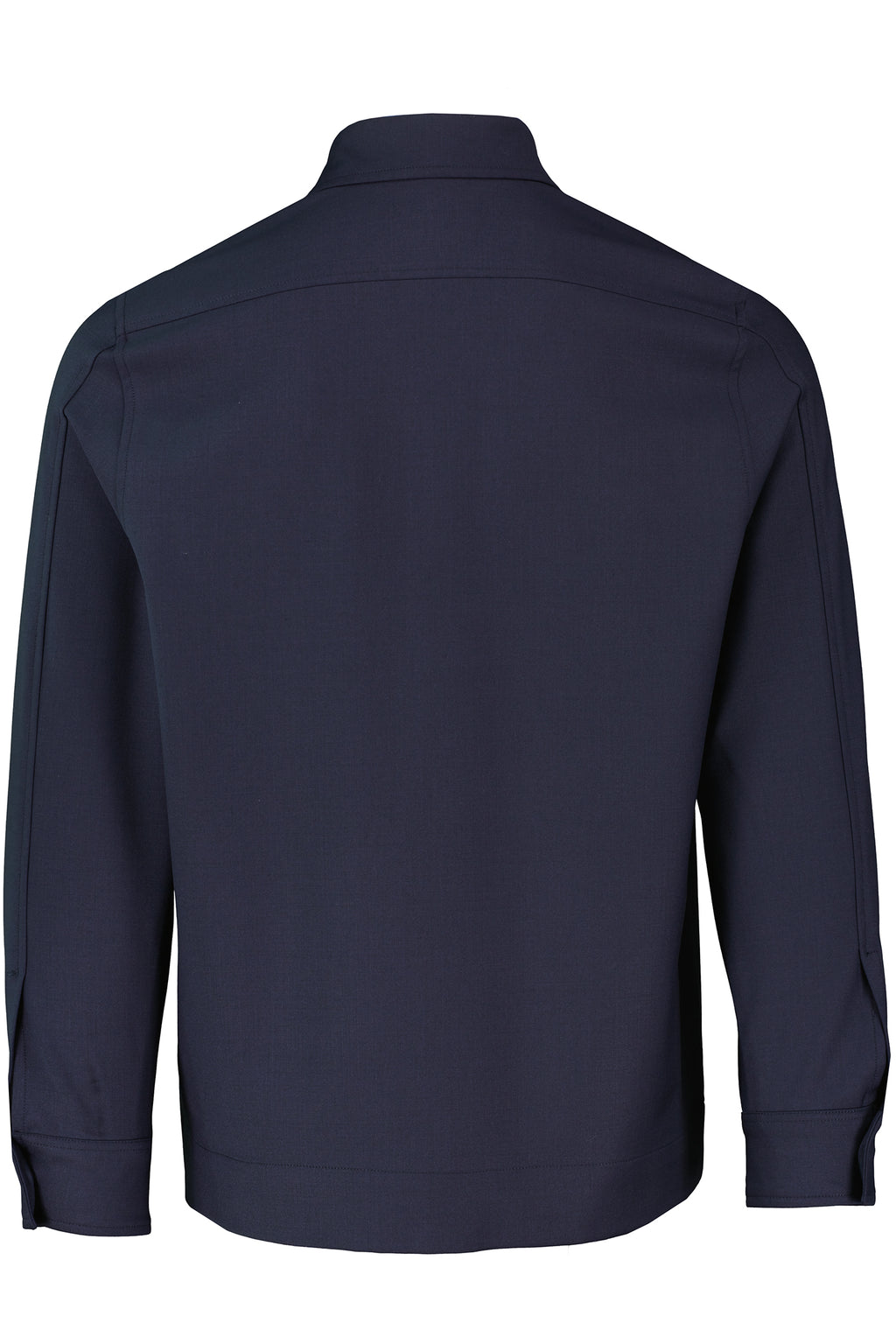 Men's Gran Sasso Navy Button Up Technical Overshirt - image 3