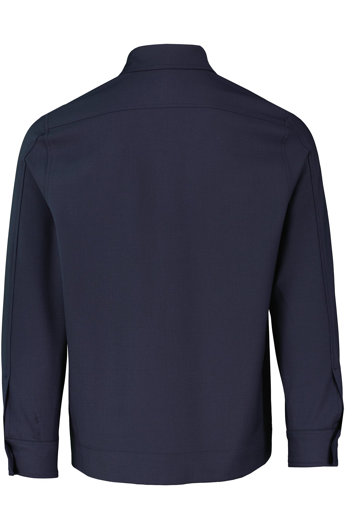 Men's Gran Sasso Navy Button Up Technical Overshirt - image 3