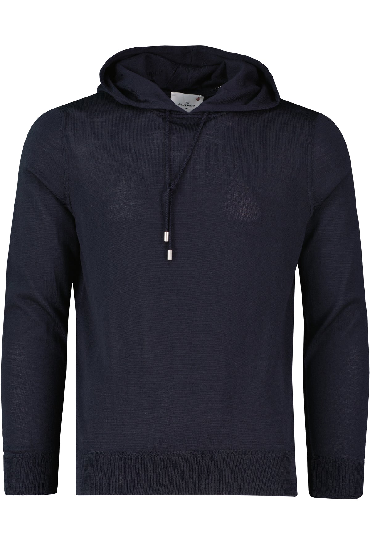 Men's Gran Sasso Navy Knitted Hoodie