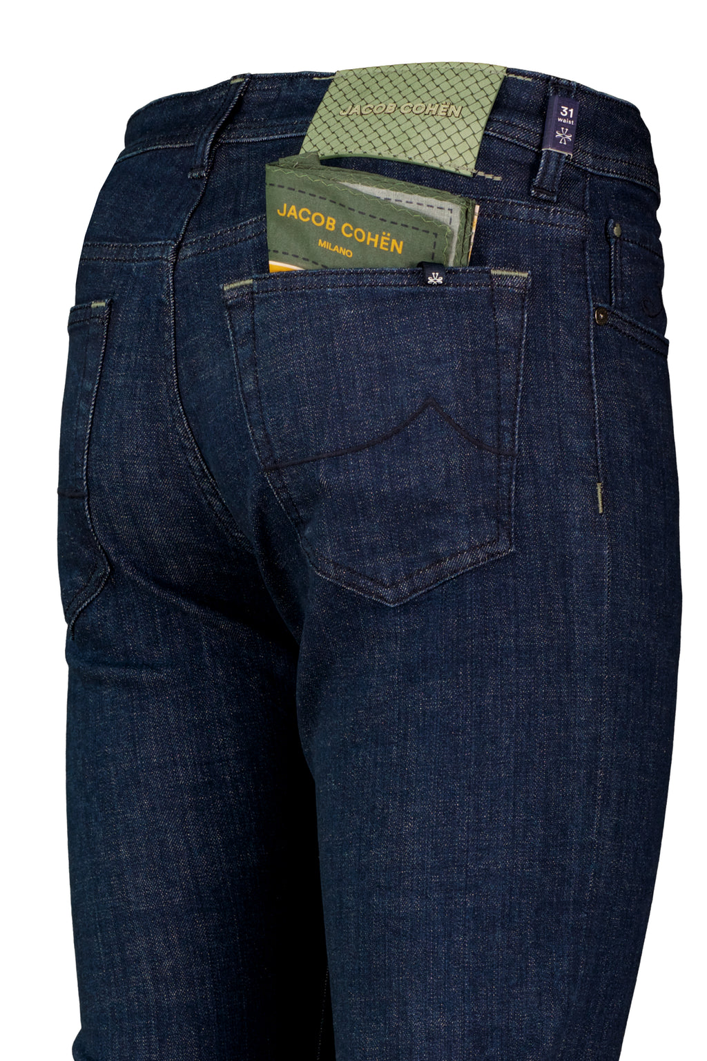 Men's Jacob Cohen Bard Slim Fit Jeans S4365 in Dark Blue
